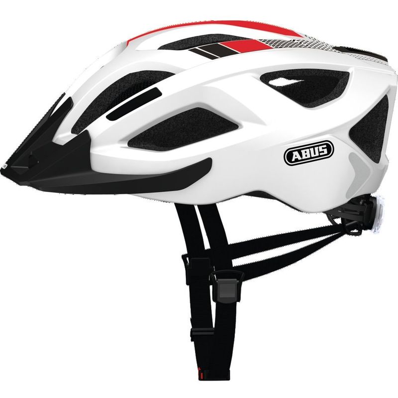 Kaciga za bicikliste ABUS Aduro - race white M/L