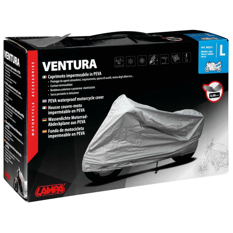 Cerada za motocikle LAMPA Ventura - L (229x125x99 cm)