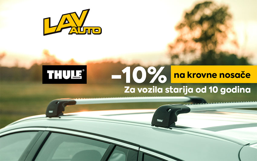 Akcija - 10% na krovne nosače za vozila starija od 10 godina