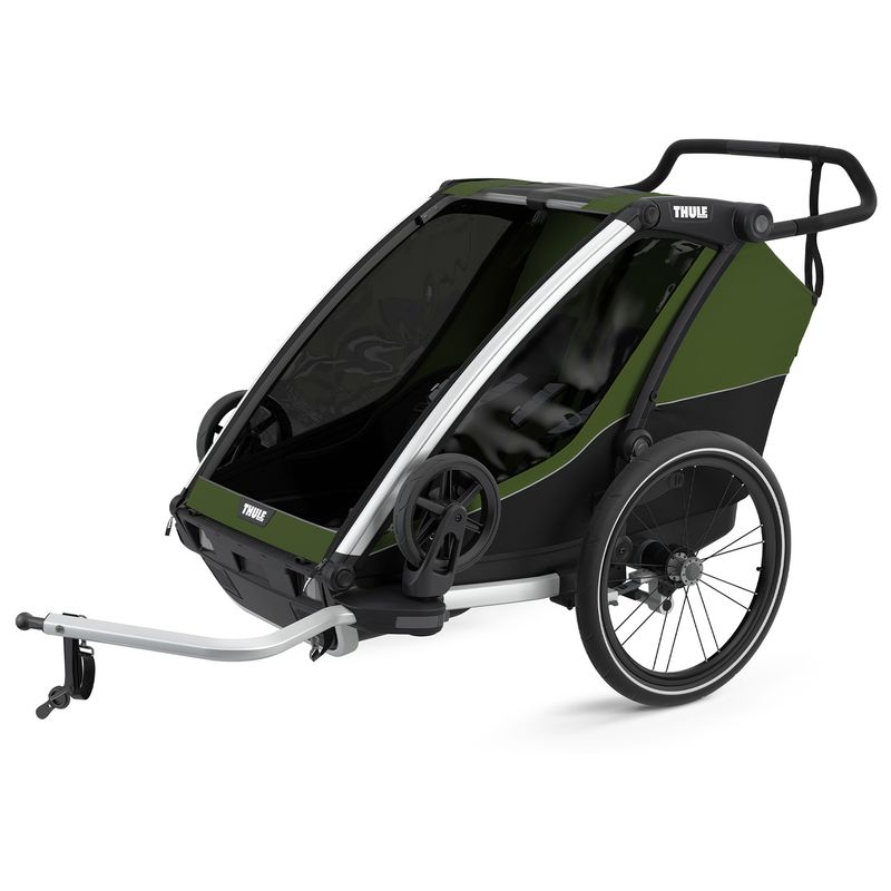 Thule Chariot Cab 2 dečija kolica/prikolica za bicikl - CypresGreen